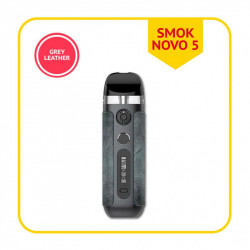 SMOK-NOVO5-GREYLEATHER