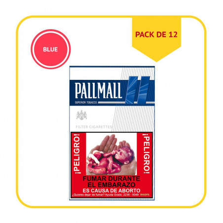 PM-BLUE-10 - Paquete de 10 Cigarrillos Pall Mall Blue